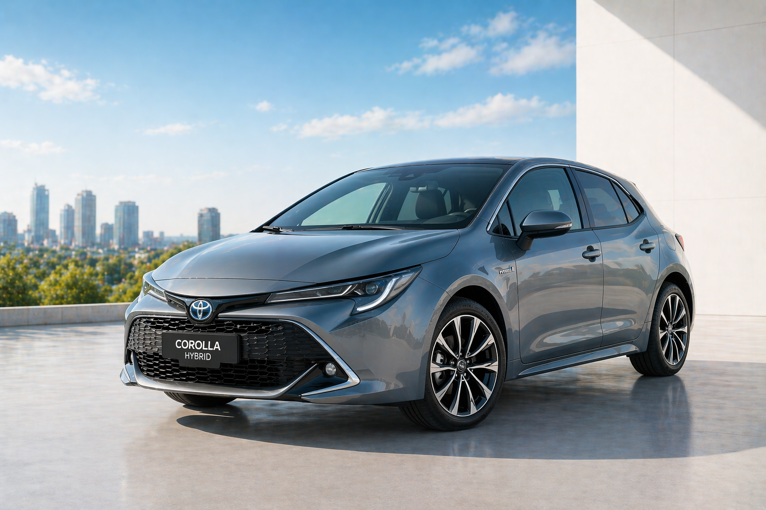 Berline hybride Toyota — gamme tourisme